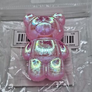 Iridescent pink Gummybear phone holder handheld accessory for device sup…
